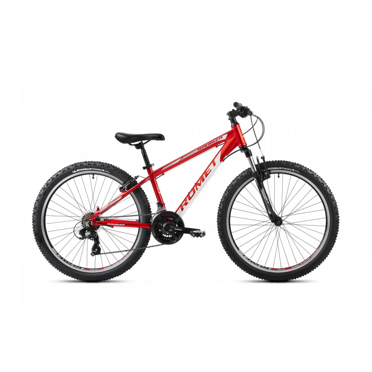 Horský bicykel ROMET RAMBLER R6.1 L Červeno- bielo-sivá